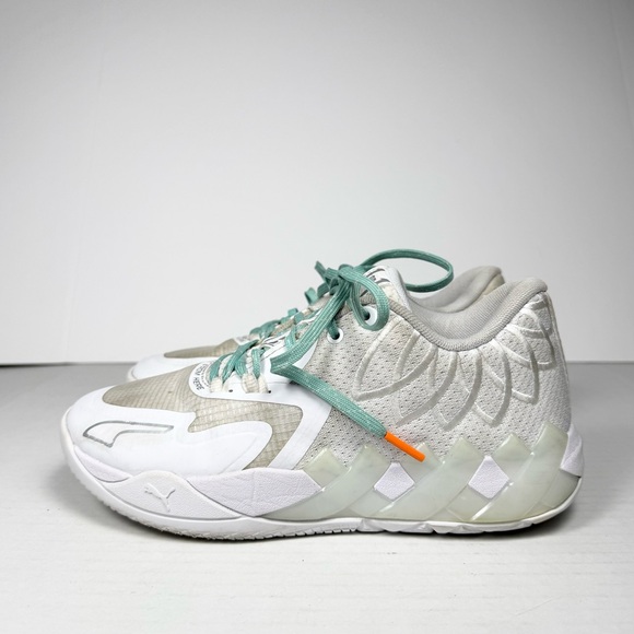 Puma Other - Puma LaMelo Triple White Basketball Shoe Size 5Y/7W